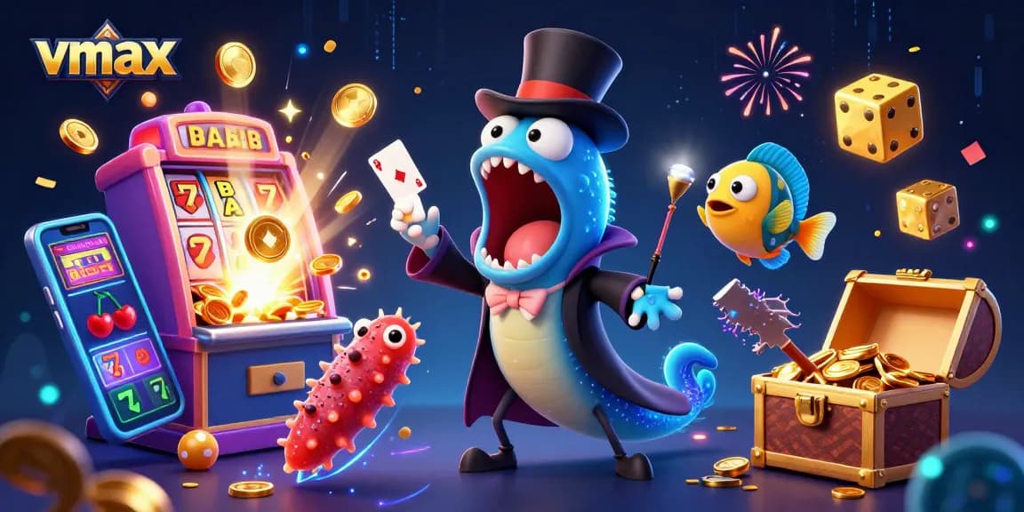 Experience vibrant and exciting vmax casino action with lively characters and dynamic game elements!