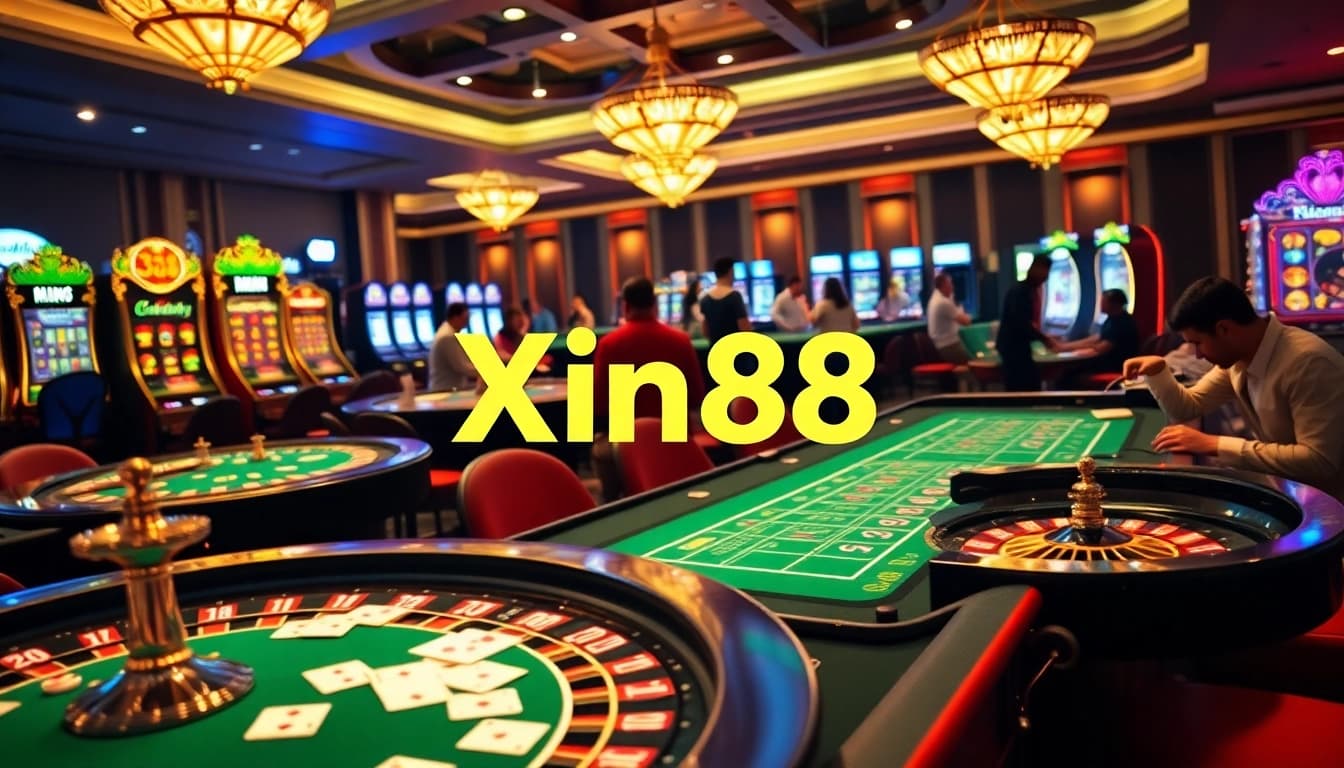 Experience the excitement of gambling with Xin88 at a luxurious casino.