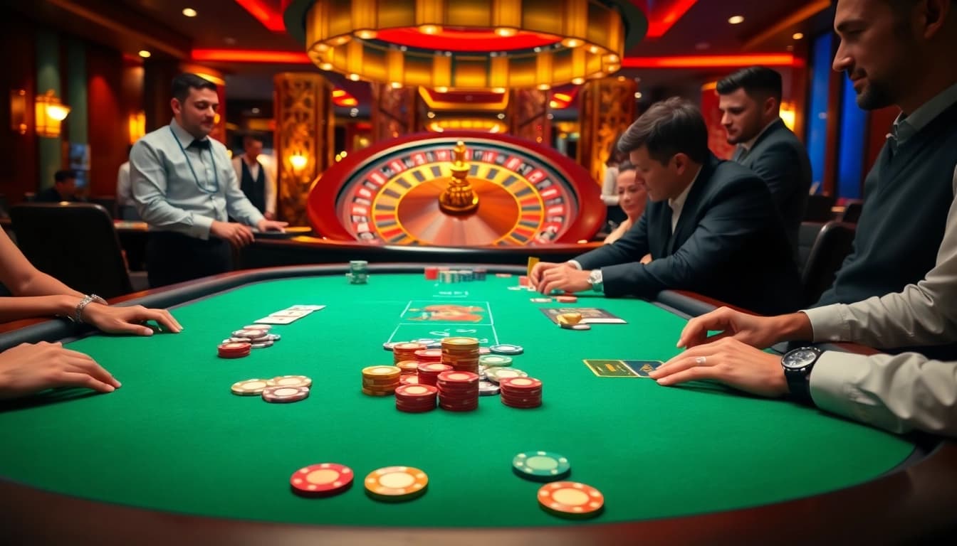 Experience thrilling moments at lc88 casino with engaging poker games and vibrant atmosphere.