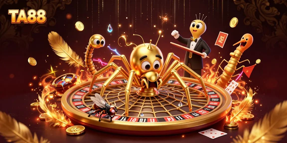 Spin the TA88 roulette wheel in a vibrant live casino atmosphere filled with betting excitement.