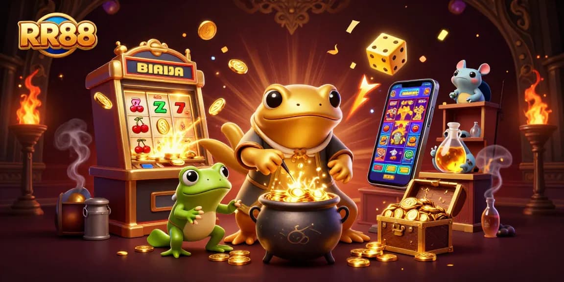 Spin the reels with RR88, where golden alchemy meets jackpot excitement!