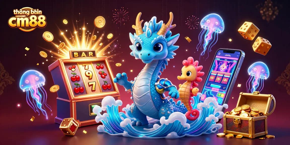 Experience thrilling gameplay at thương hiệu cm88 with enchanting dragon and jackpot visuals.