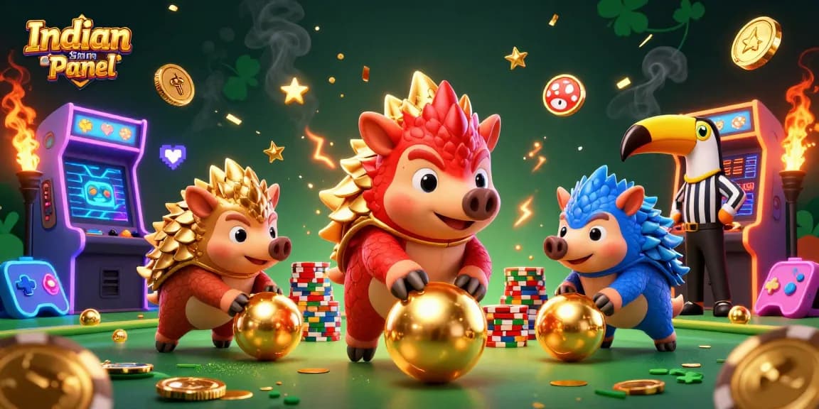 Engage with the Indian Smm Panel through rival pangolins competing in a dynamic casino setting.