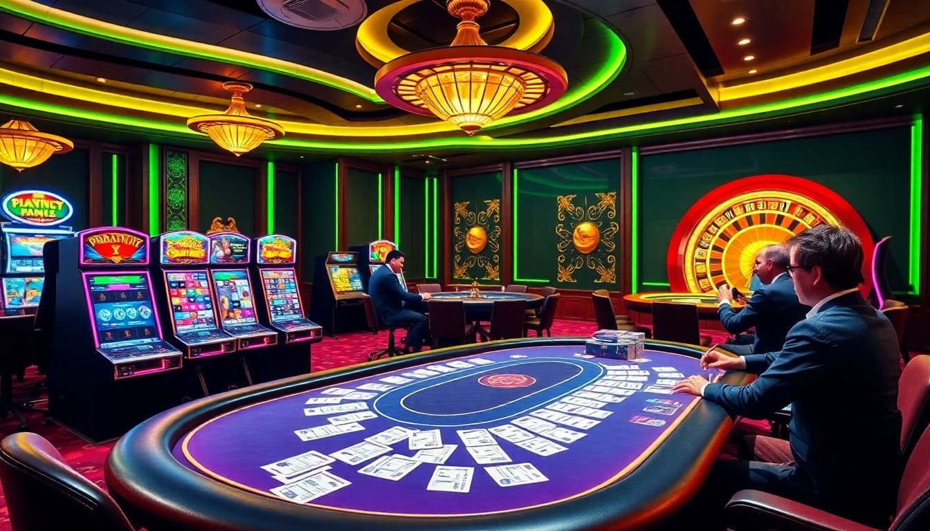 Experience thrilling gameplay at เว็บu31's premier online casino with vibrant tables and slot machines.