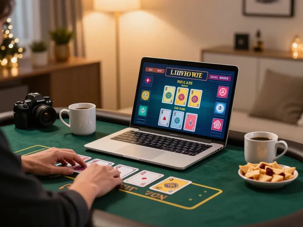 Experience Canada online casinos with live dealer games in a cozy home setting.