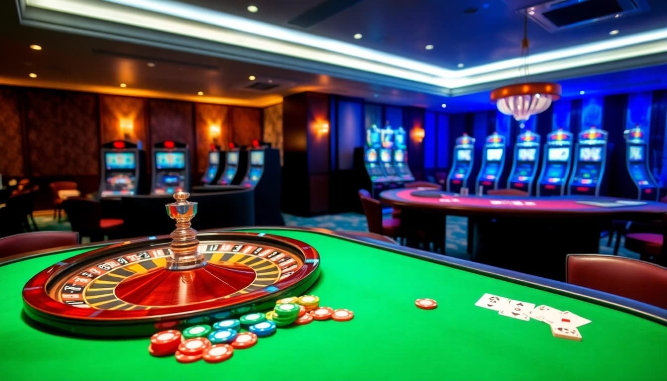Experience the thrill of Hi88 casino gaming with dynamic tables and vibrant atmosphere.