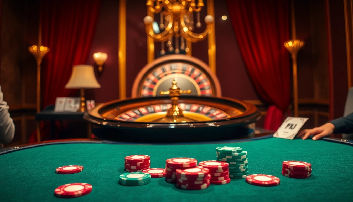 Gamble big at the PXJ tables in a luxurious casino filled with excitement.