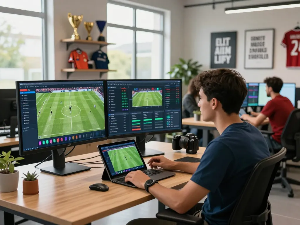 Real-time sports analytics workspace analyzing nowgoal live soccer scores and match data.