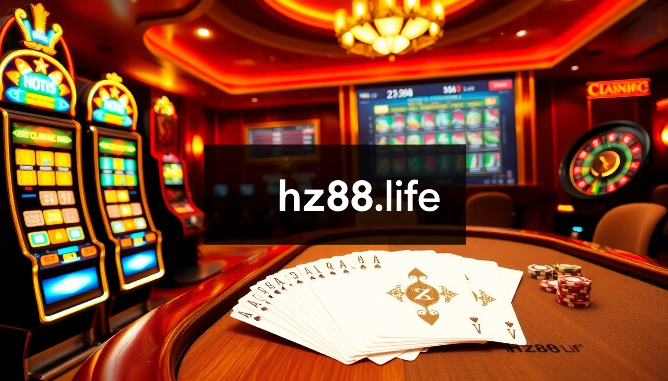 Enjoy exciting gameplay at hz88.life with vibrant slot machines and thrilling casino tables.