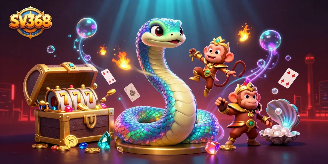 Engage with SV368's vibrant jackpot experience capturing the thrilling essence of a casino atmosphere.