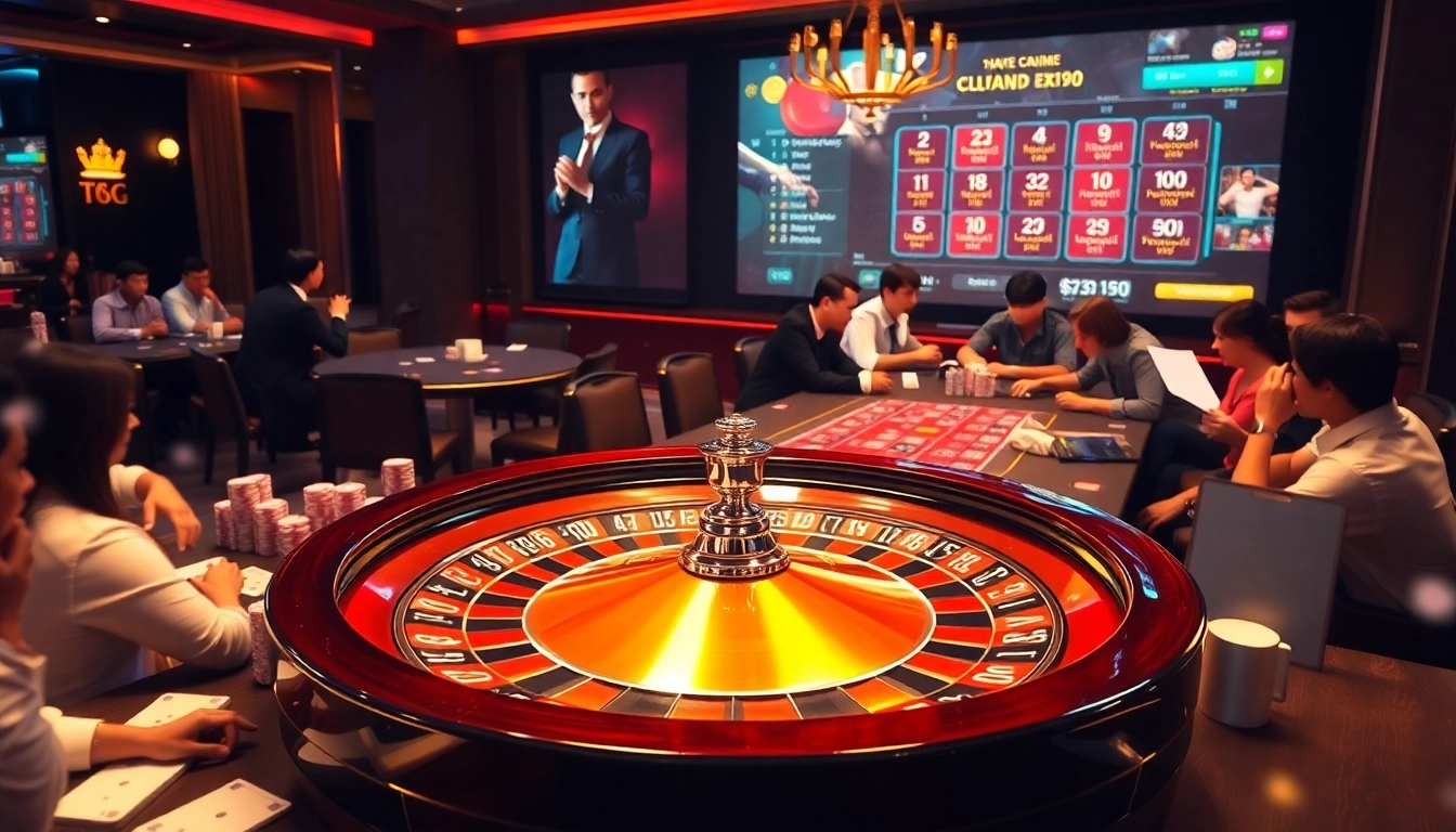 Experience the thrill of gaming at Trang chủ king88 with poker, roulette, and vibrant casino ambiance.