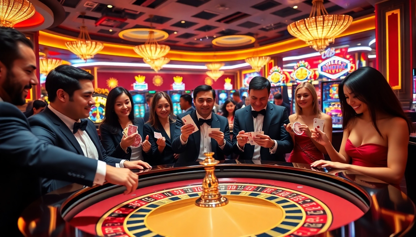 Engaged players enjoying a thrilling game of roulette at UK 88 casino with vibrant atmosphere.