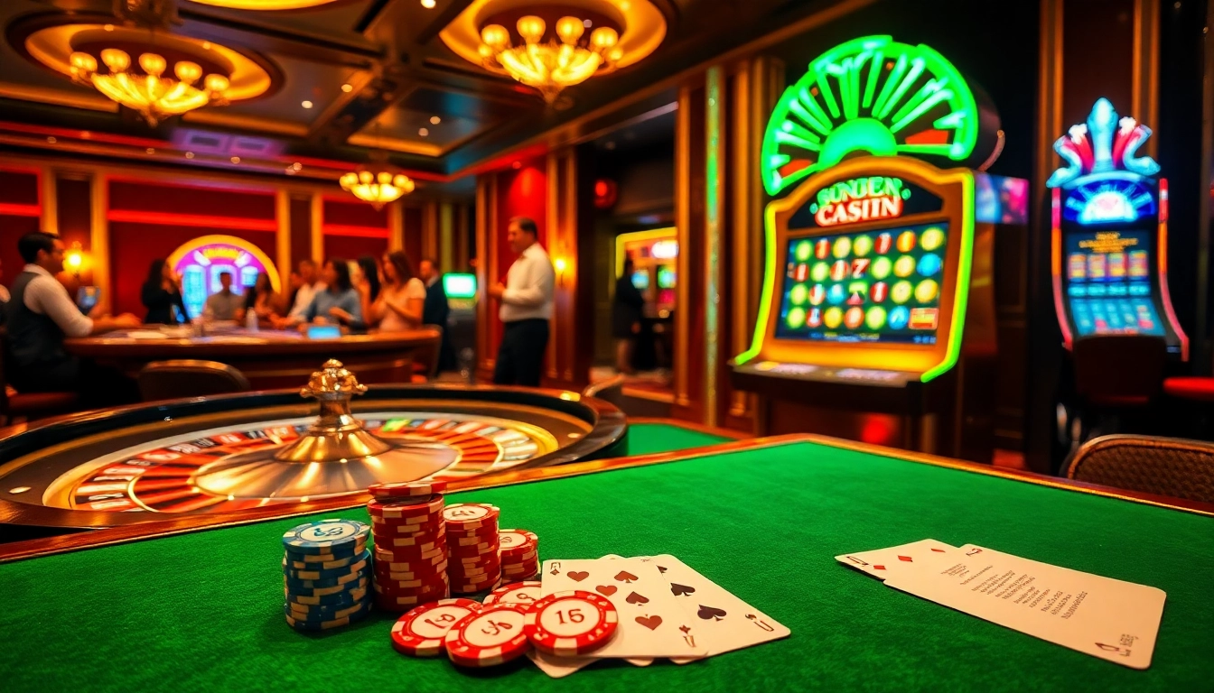 Players enjoy winning strategies at 58WIN's luxurious casino, featuring roulette, slots, and poker.