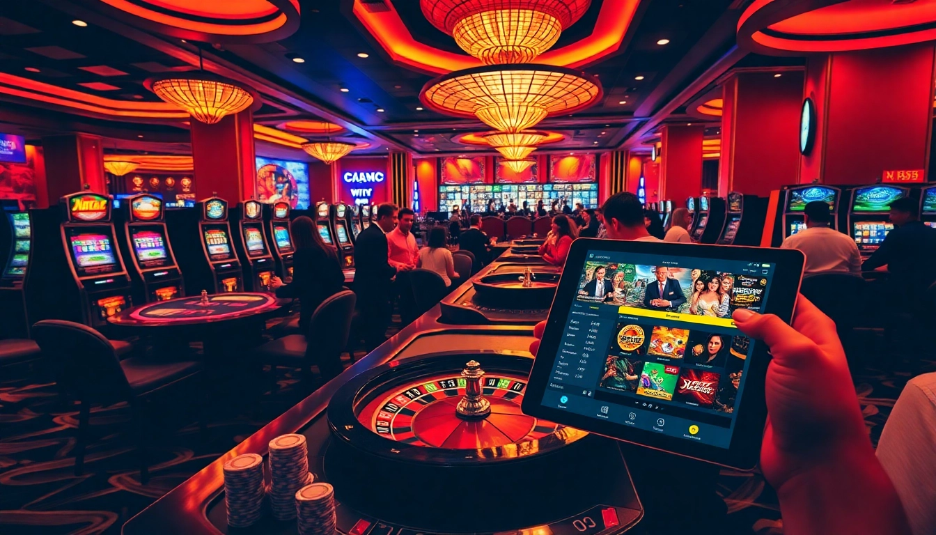 Experience nk88 bet excitement with vibrant casino tables and dynamic slot machines.