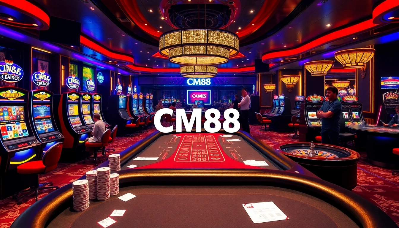 Experience the thrill of playing at CM88 casino with vibrant games and exciting betting action.