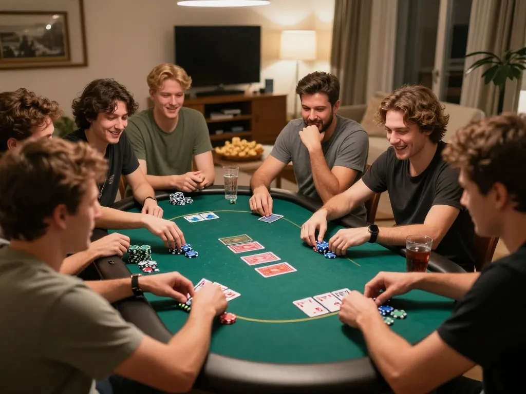 Trải nghiệm sự hào hứng của Phát sóng trực tiếp đá gà trong một thiết lập chơi game tại nhà sôi động cùng những người bạn.