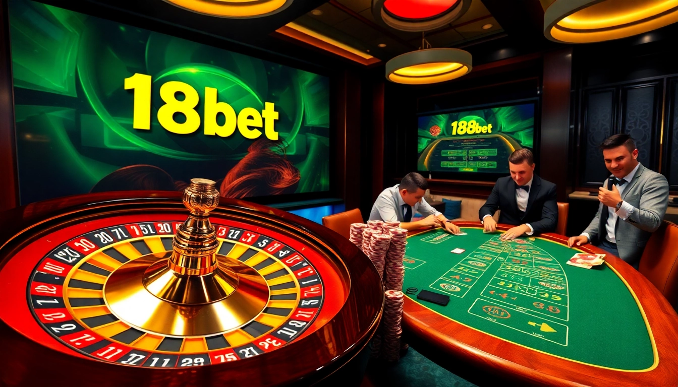 Experience thrilling gameplay at 188bet with vibrant casino tables and exciting betting activity.