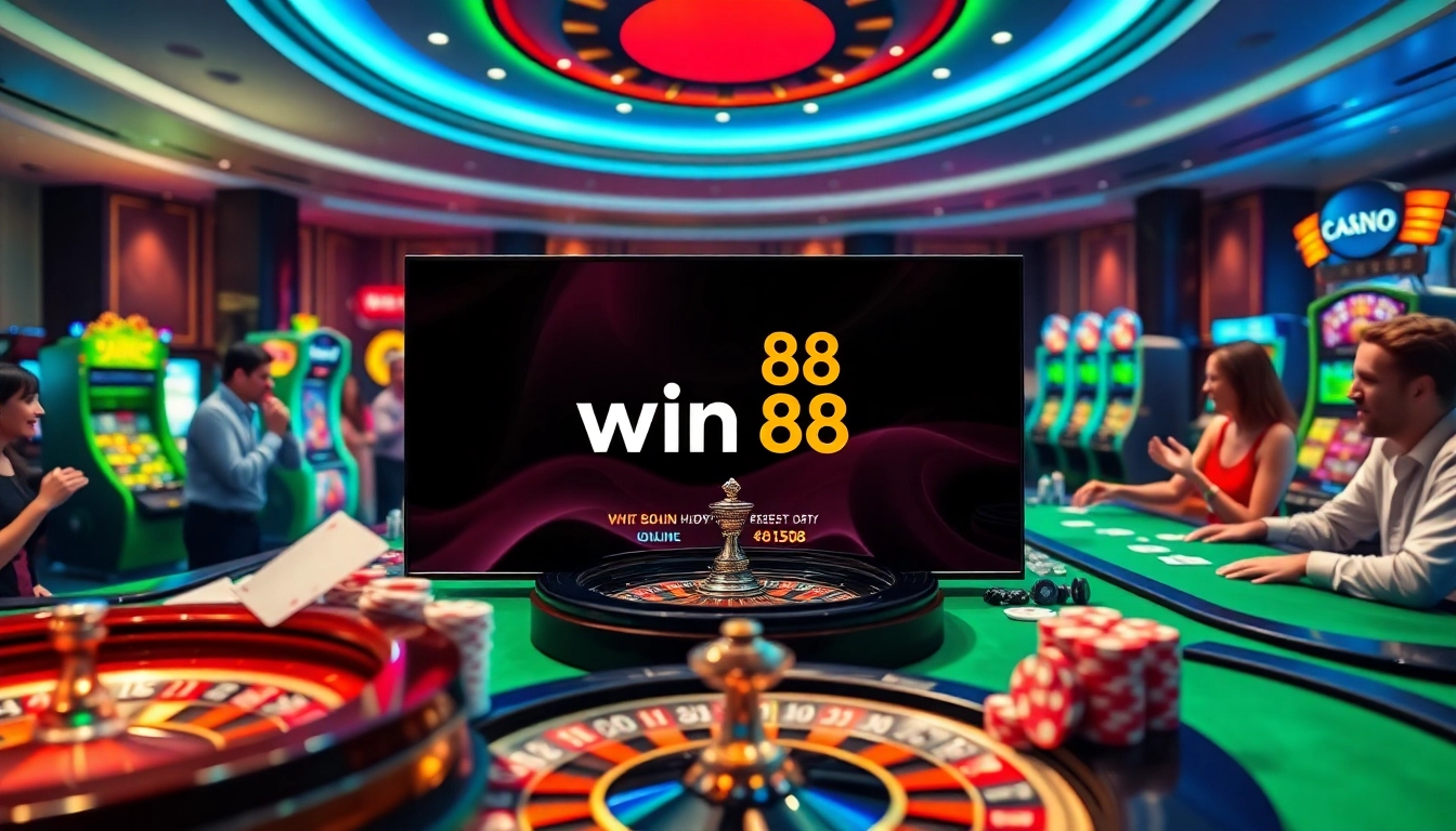 Experience the excitement of win 88 at a vibrant casino with engaging games and thrilling odds.