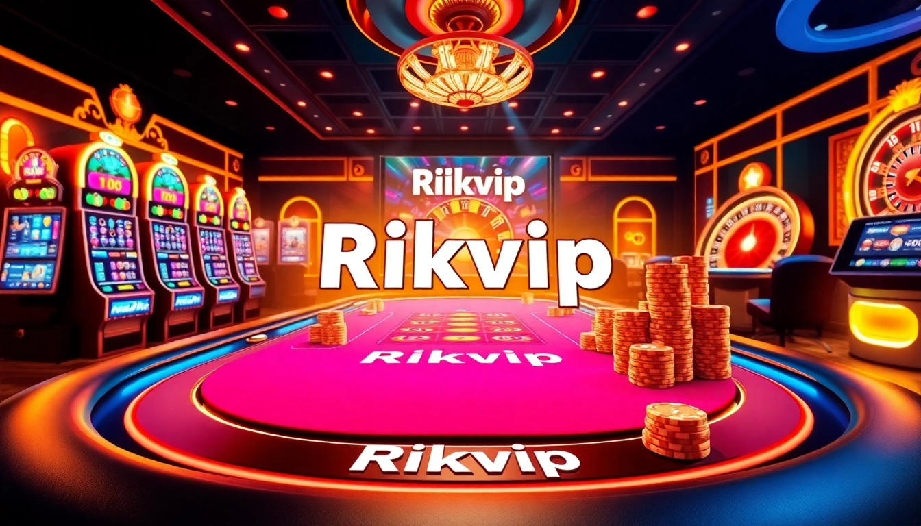 Experience the excitement of the Rikvip online casino with vibrant gaming visuals and dynamic interfaces.