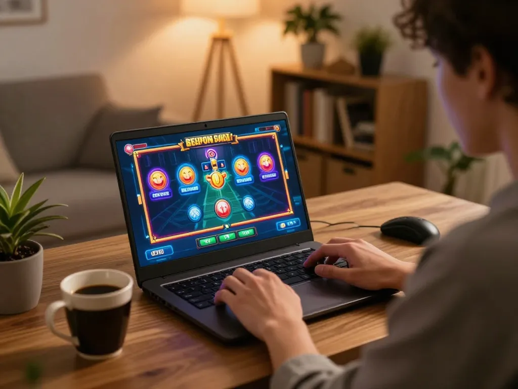 Terlibat dalam aksi slot yang menarik dengan kiu77 di pengaturan permainan rumah Anda.