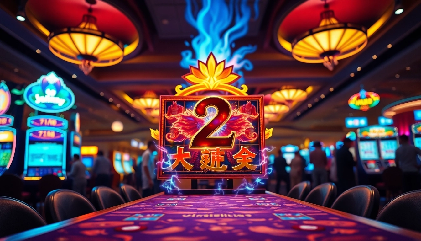 雷神之錘2試玩主題的閃亮遊戲機,展現了興奮的賭場氛圍。