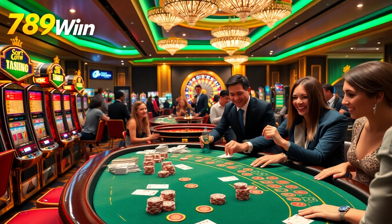 Experience the thrill of 789Win with exciting casino games and vibrant poker tables.