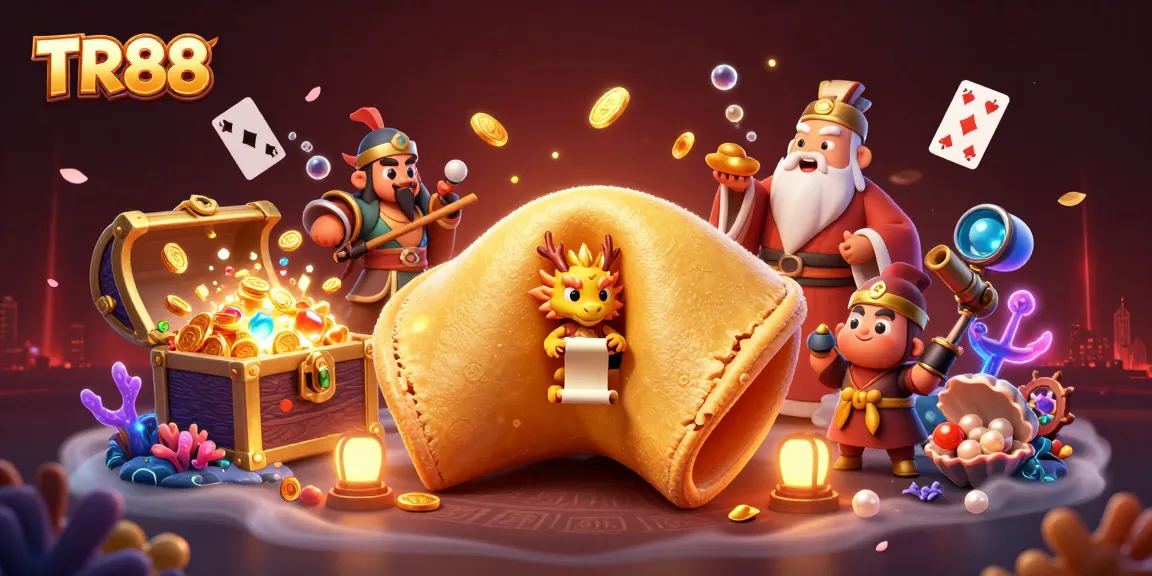 Engage in thrilling fortune at TR88 Casino with vibrant 3D dragon, golden coins, and magical symbols.