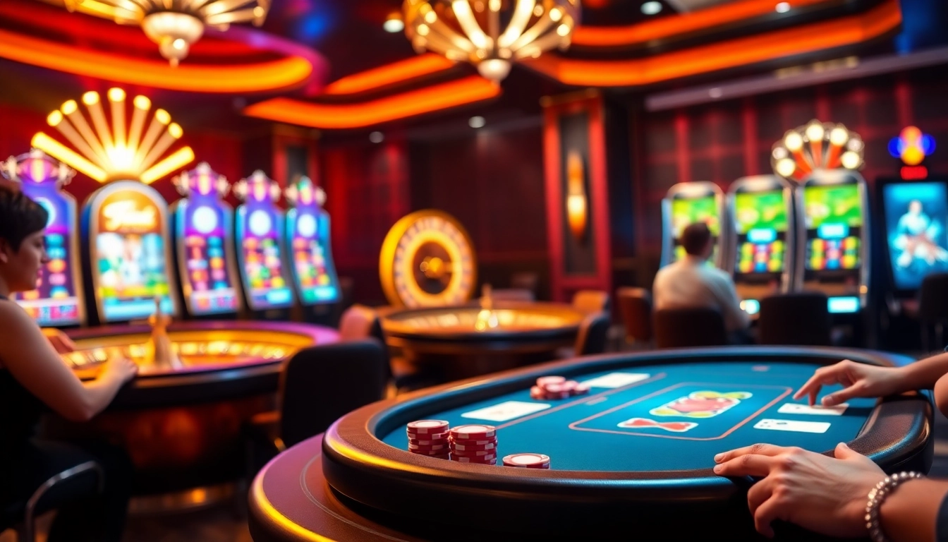 Goal123 offers a thrilling casino experience with vibrant tables and exciting games.