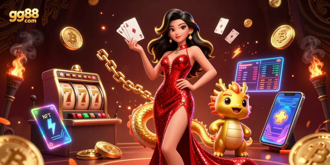 Engage in exciting gameplay with the captivating gg88 com 3D illustration showcasing a vibrant casino scene.