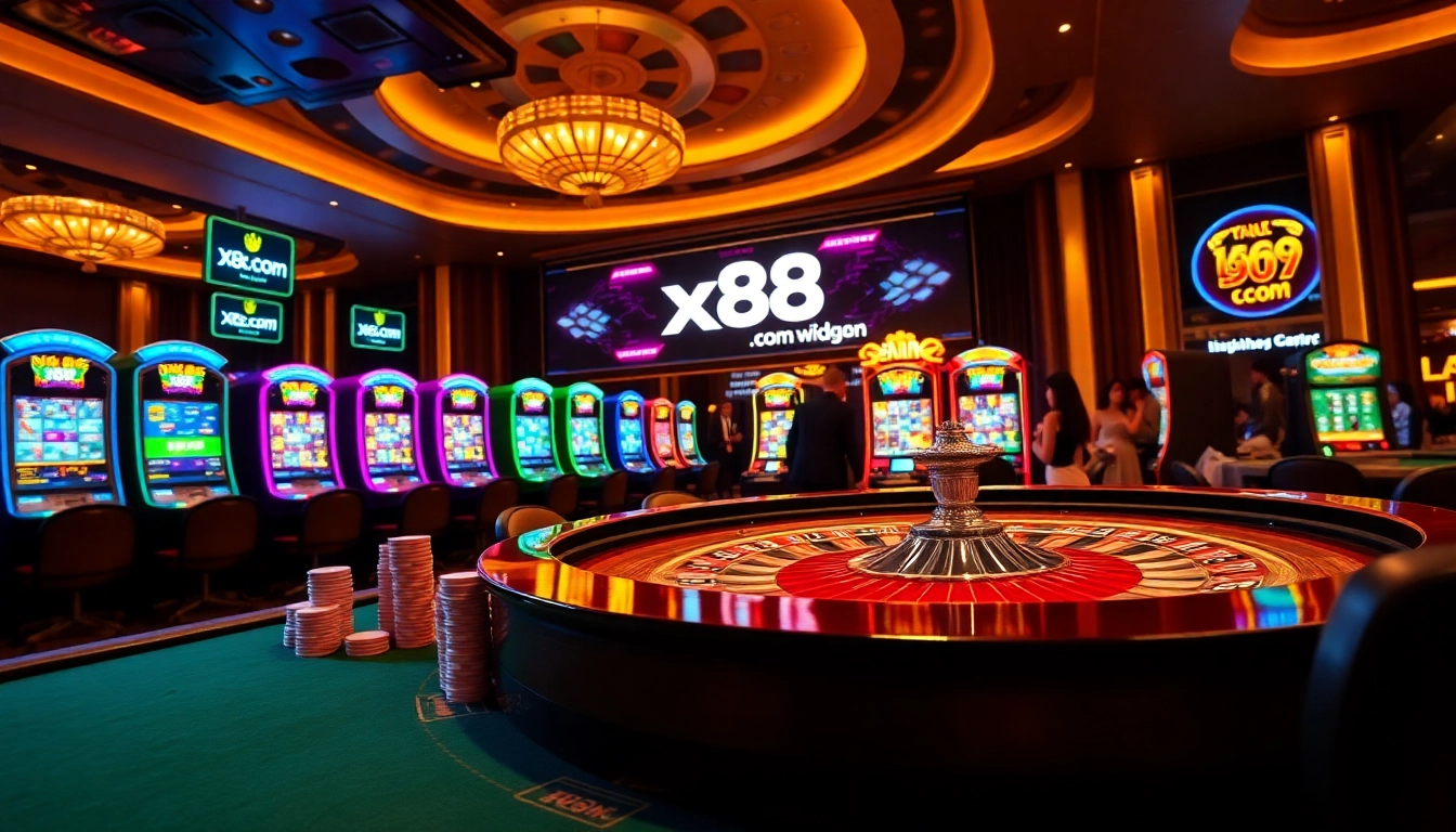 Experience the excitement of x88.com with vibrant casino games and winning players.