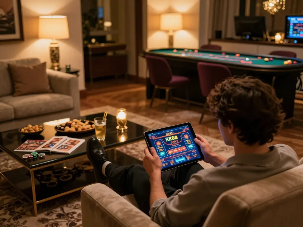 Explore thrilling online gaming with RR88 at https://rr888.shopping/ while surrounded by a cozy home atmosphere.