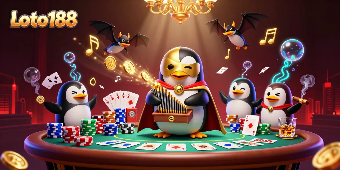 Loto188 players enjoying thrilling gaming experiences with vibrant casino elements and action-packed visuals.