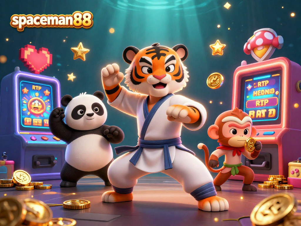 Spaceman88's tiger master leads winning slots with dynamic gameplay and colorful casino elements.