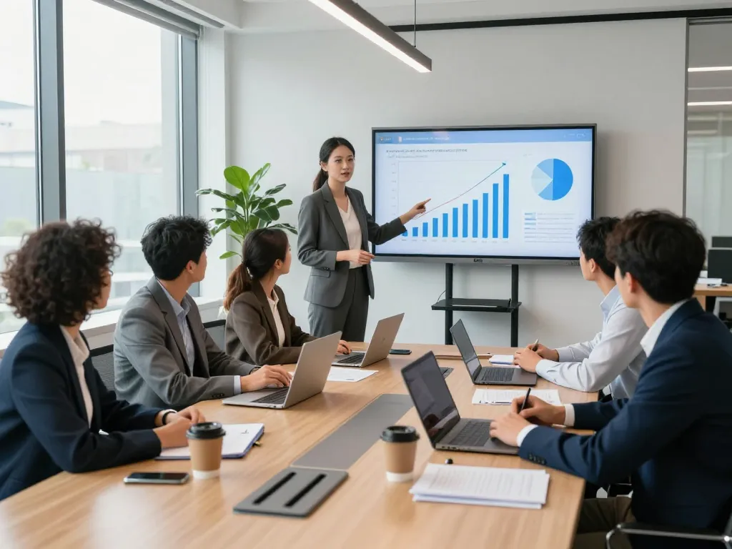 Team collaboration in a professional setting highlighting sumwin analytics strategies.