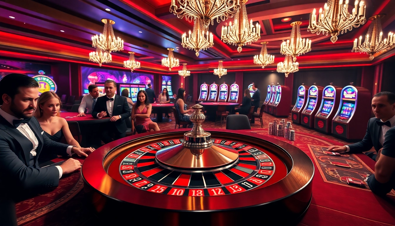 Exciting casino gameplay featuring the GO8 roulette wheel in action with vibrant lights.