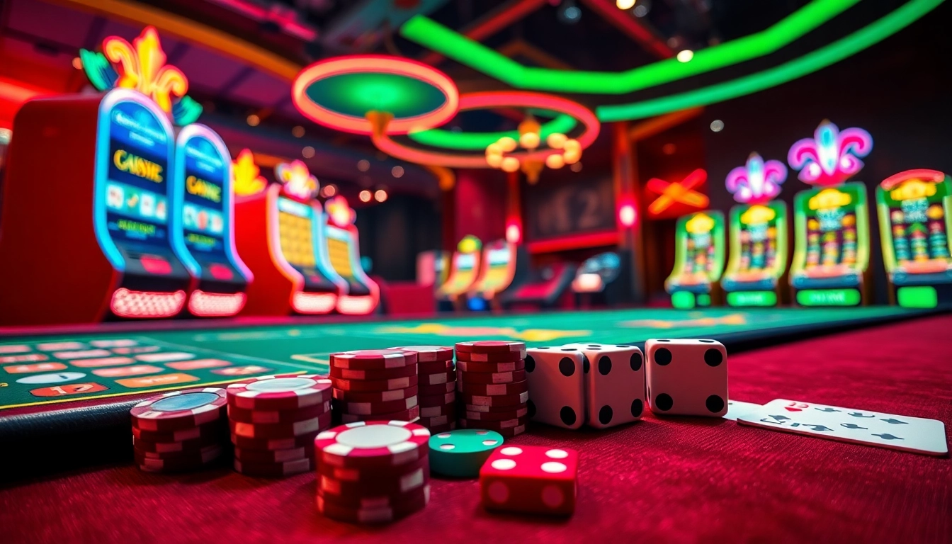 Engage in thrilling online gaming experiences at https://123b.ing/ with vibrant casino visuals and immersive tables.