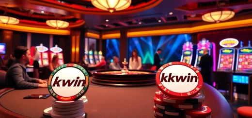 Kkwin players engaging in a thriving online casino atmosphere full of excitement and high stakes.