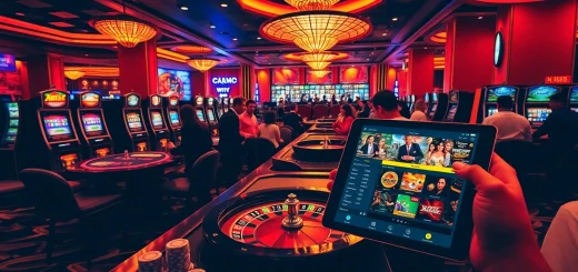Experience nk88 bet excitement with vibrant casino tables and dynamic slot machines.