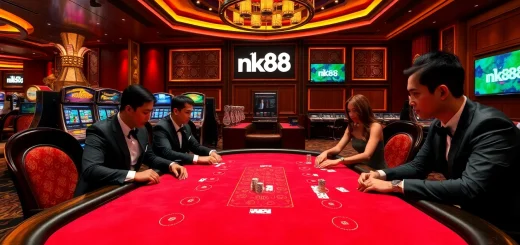 Elevate your gaming with exciting nk88 poker action at a luxurious casino.