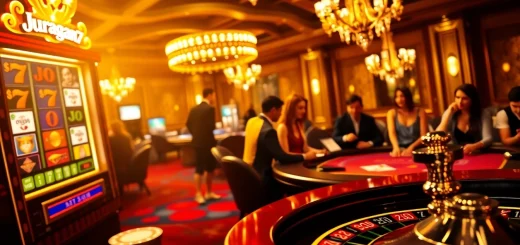 Experience the thrill of juragan77 with vibrant casino games and excited players.