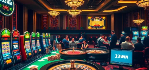 Experience the thrill of 33win online gambling with vibrant casino games.