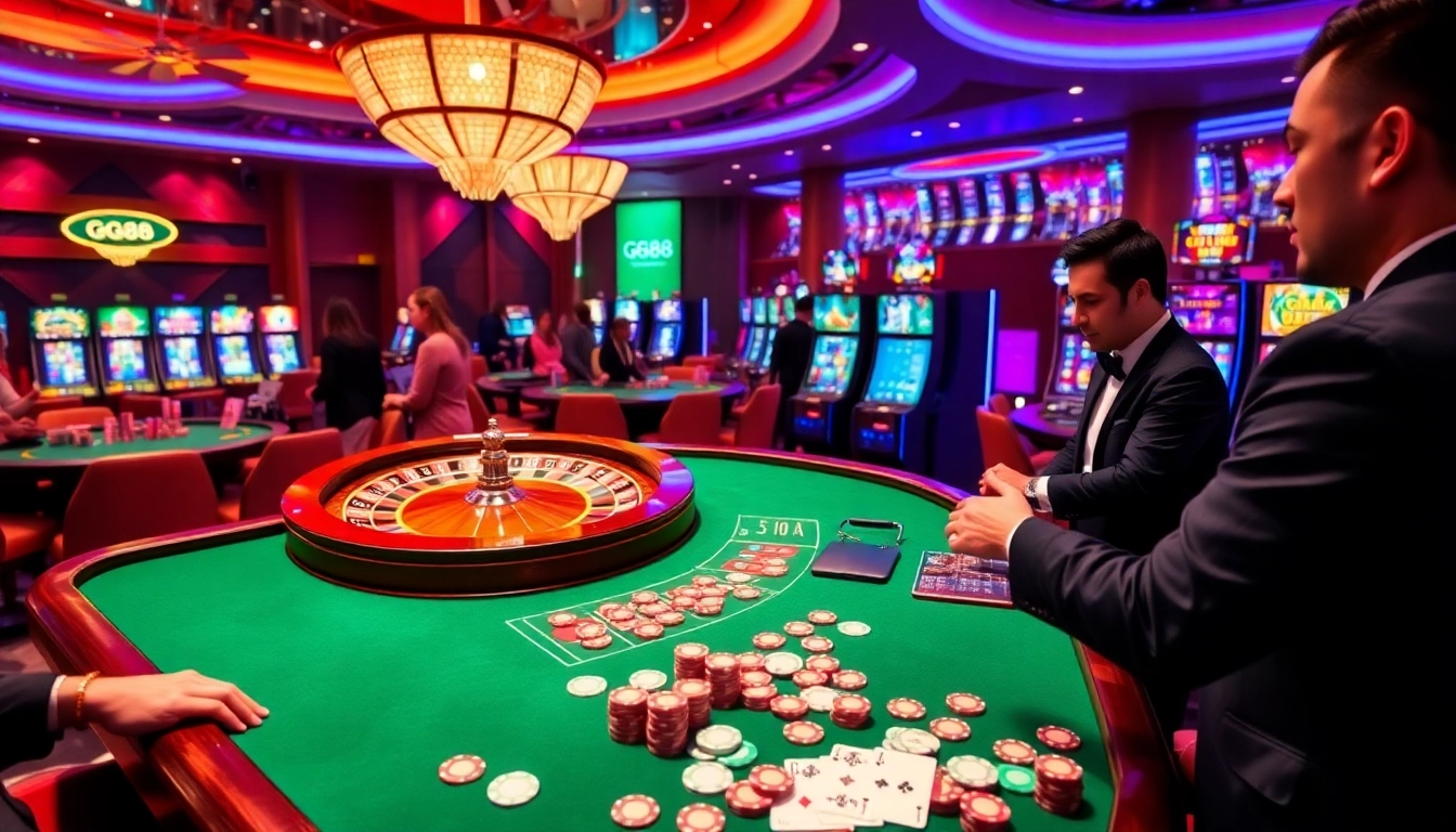 Experience the thrill at GG88 with engaging casino games and vibrant slot machines.