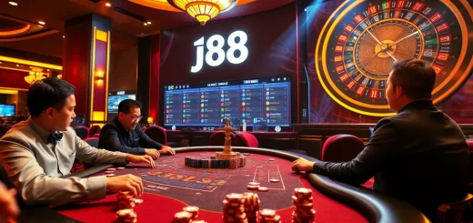 Engage in an exciting game at the j88 live dealer table, filled with vibrant action and thrilling opportunities.
