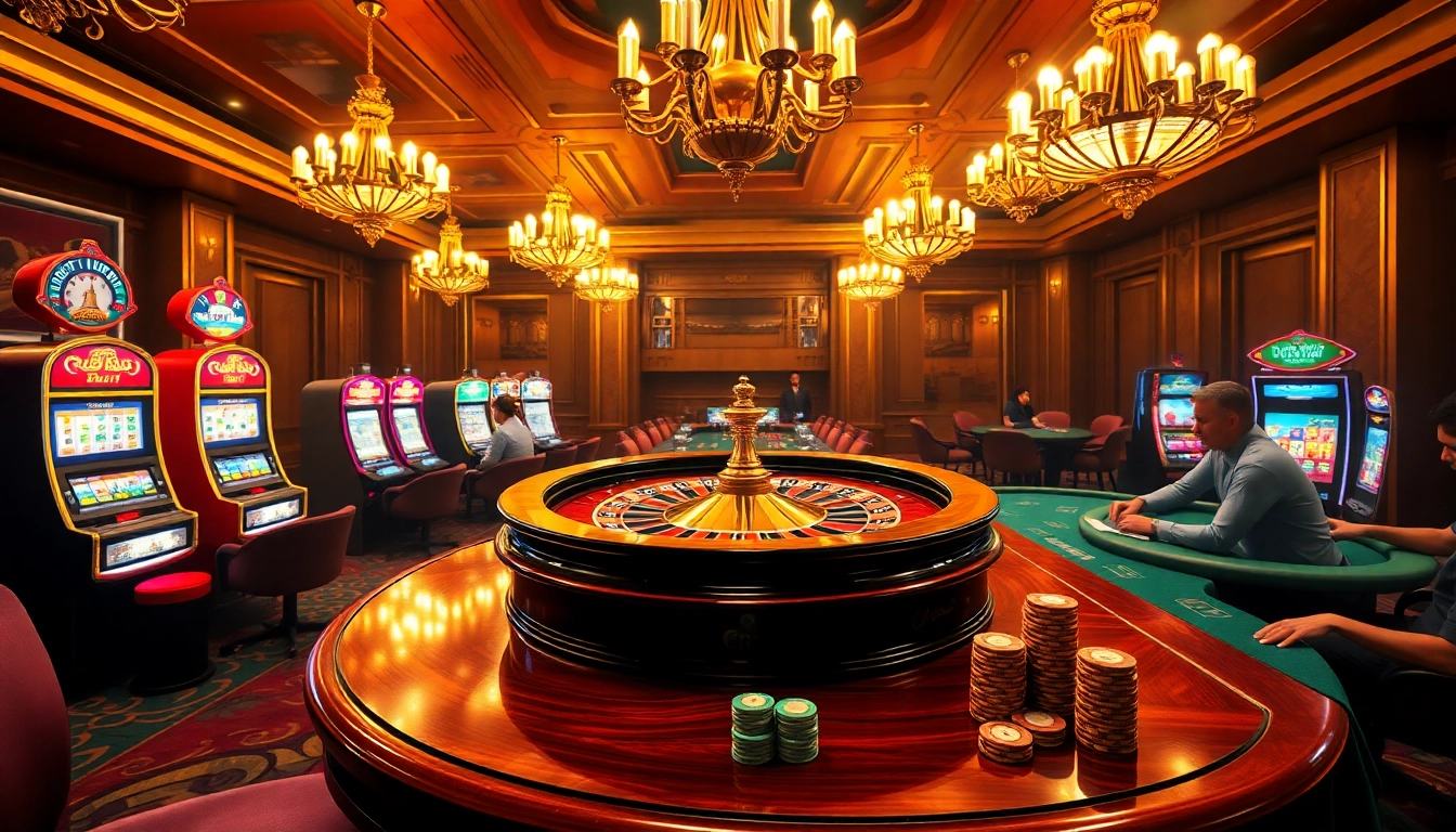 Experience the thrill of the Tool xo so sieu toc in a luxurious casino environment filled with exciting gameplay.