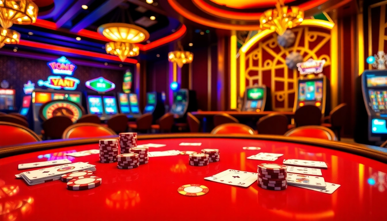 Experience thrilling gameplay at https://98win3h.io/ with vibrant poker tables and exciting slot machines.
