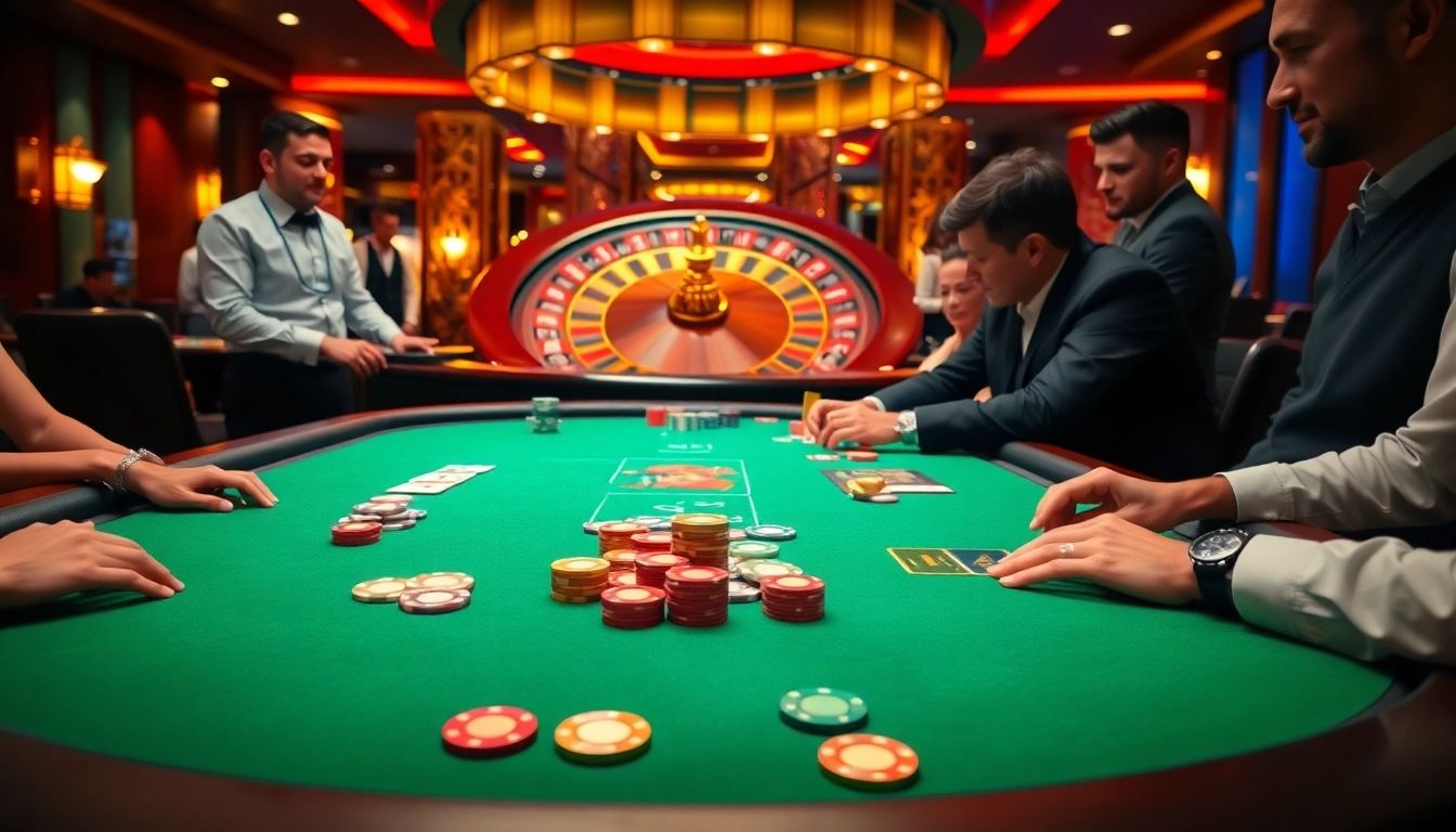 Experience thrilling moments at lc88 casino with engaging poker games and vibrant atmosphere.