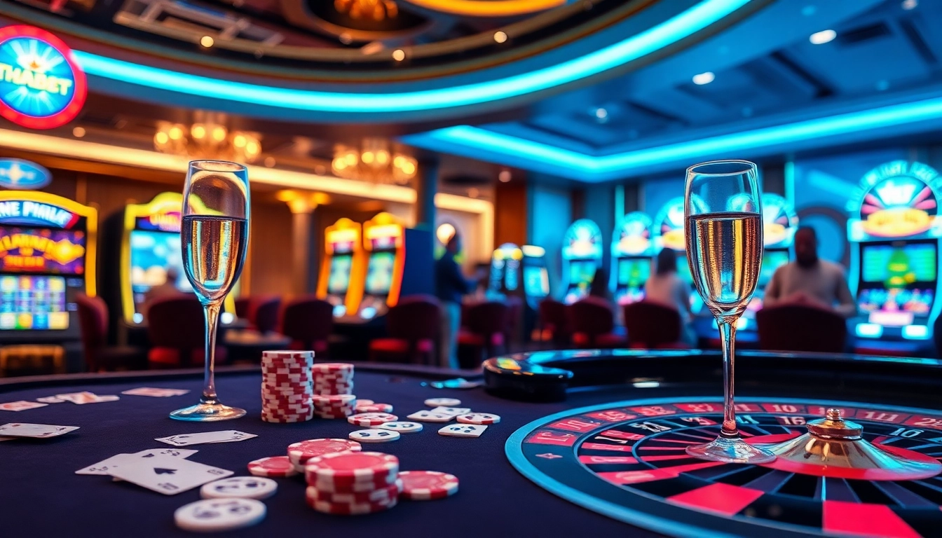Experience excitement at THABET casino with vibrant gaming tables and thrilling card games.