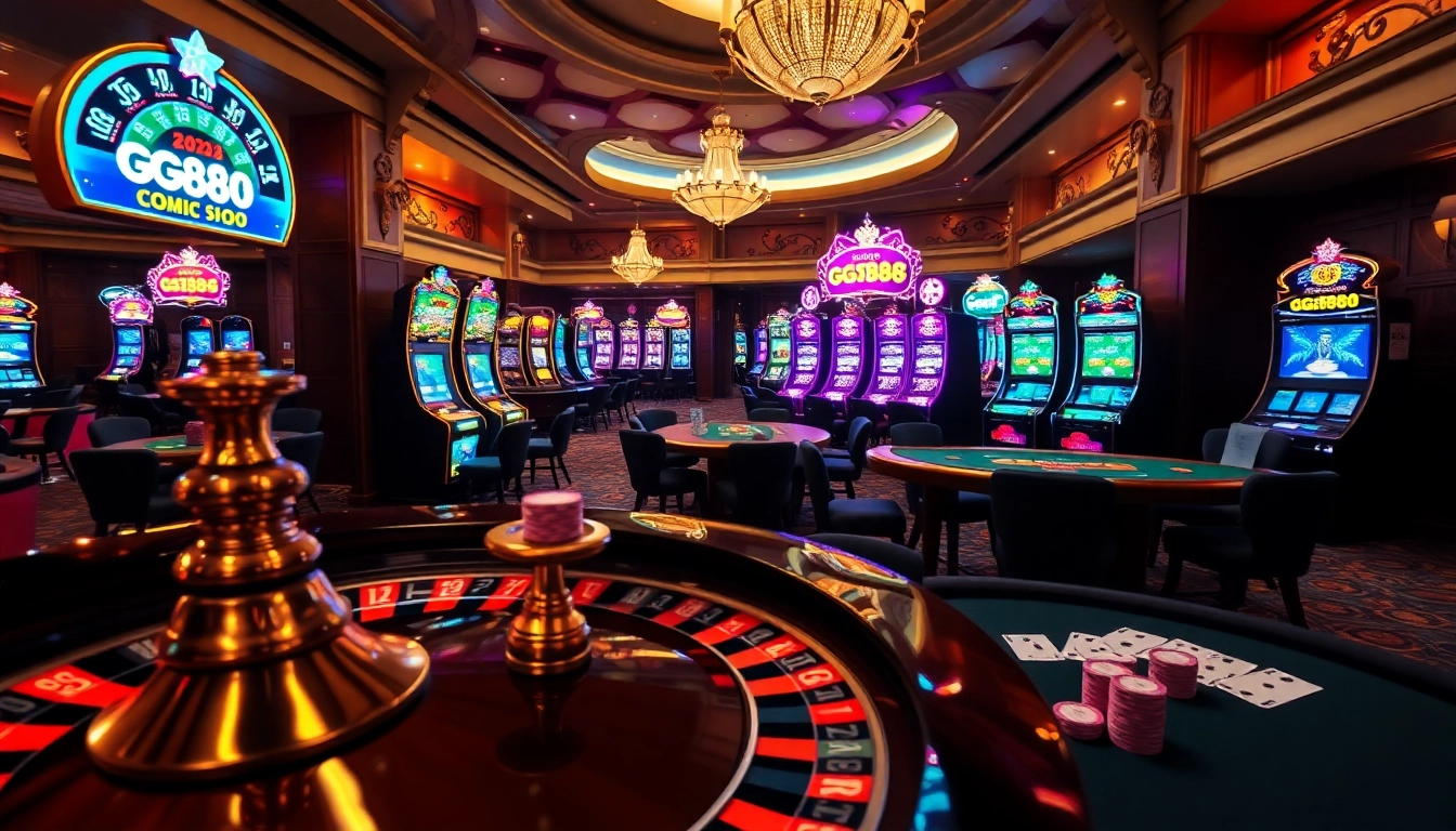 Experience the thrill of winning at GG88 with vibrant casino games and exciting poker tables.