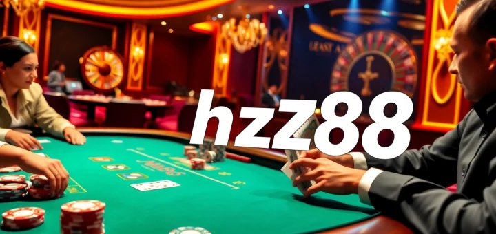 Experience the excitement of hz88 with vibrant casino gameplay featuring high-stakes poker.