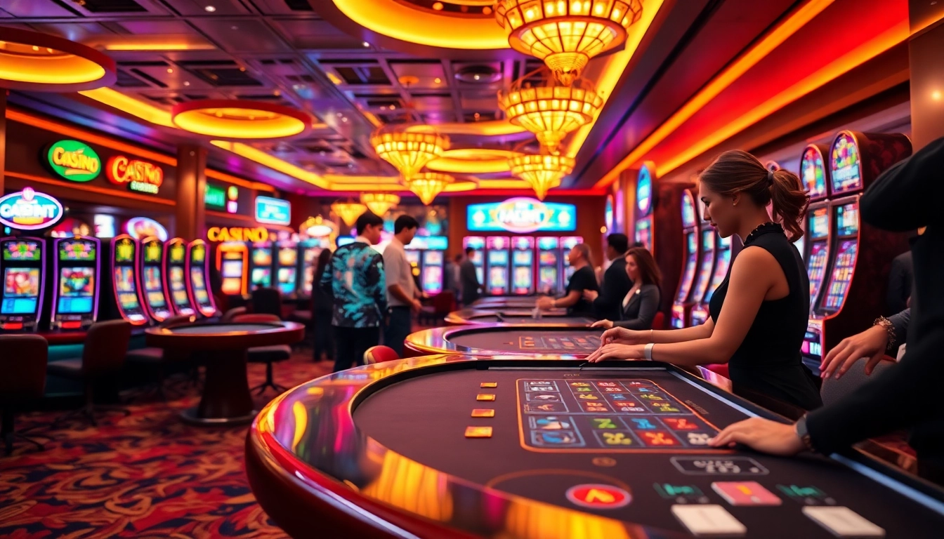Experience exhilarating uu娛樂 in a vibrant casino atmosphere with engaging dealers and lively games.
